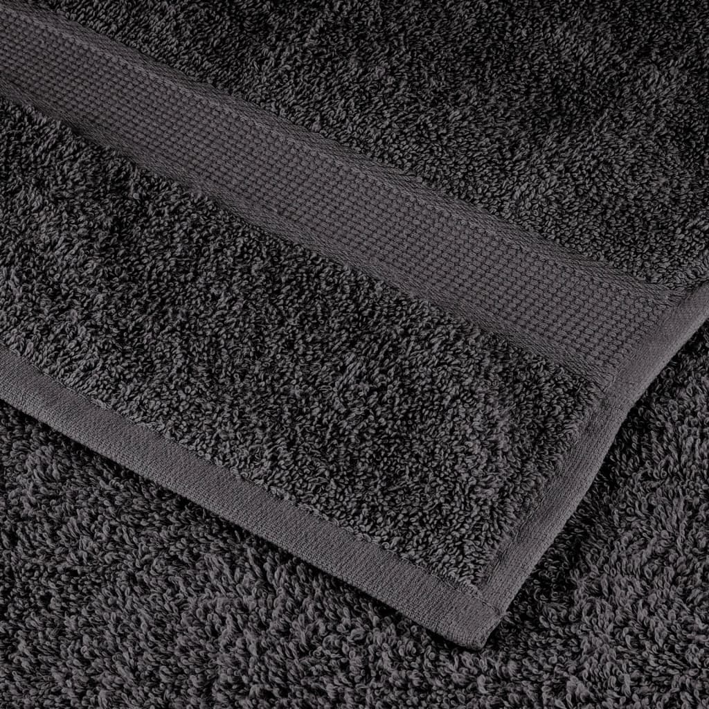 Pirties rankšluosčiai SOLUND, 4vnt., antracito 80x200cm 600g/m²