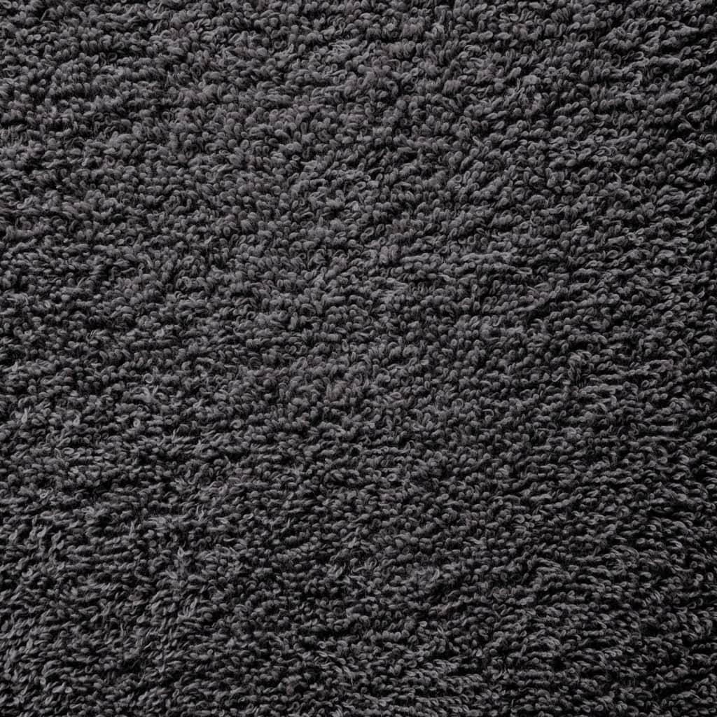 Pirties rankšluosčiai SOLUND, 4vnt., antracito 80x200cm 600g/m²
