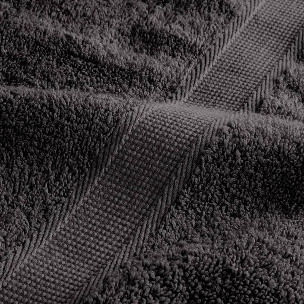 Rankšluosčiai SOLUND, 4vnt., antracito, 100x200cm, 600g/m²