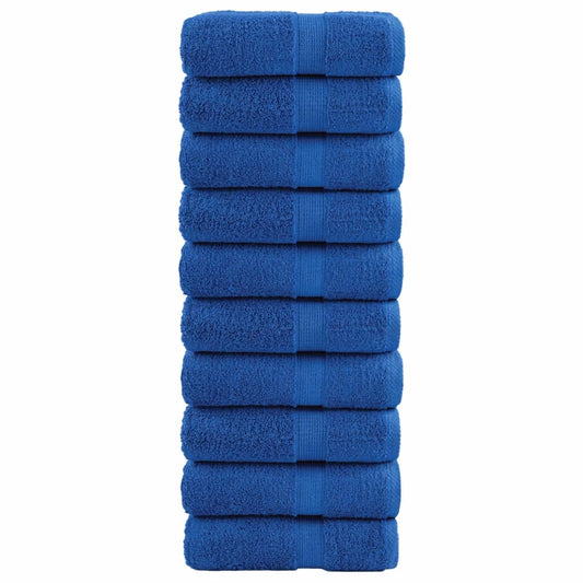 Rankšluosčiai SOLUND, 10vnt., mėlyni, 30x30cm, 600g/m²