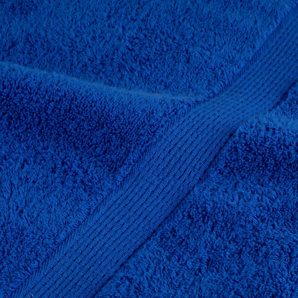 Pirties rankšluosčiai, SOLUND, 2vnt., mėlyni, 80x200cm, 600g/m²