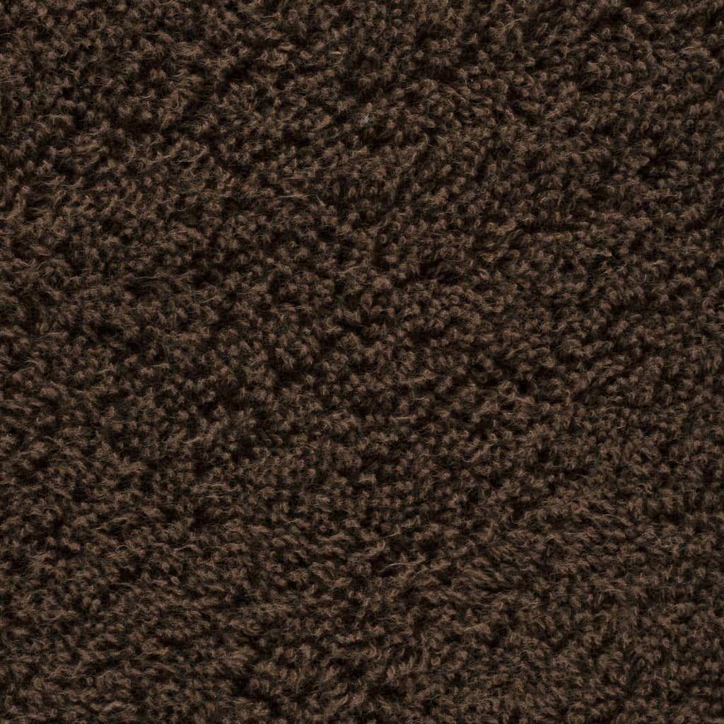Aukščiausios kokybės svečių rankšluosčiai SOLUND, 2 vnt., rudi, 30x50 cm, 600 g/m²