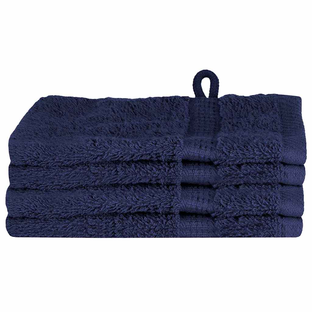 Kampai 4 pcs Tamsiai mėlyna 15 x 21 cm Medvilnė