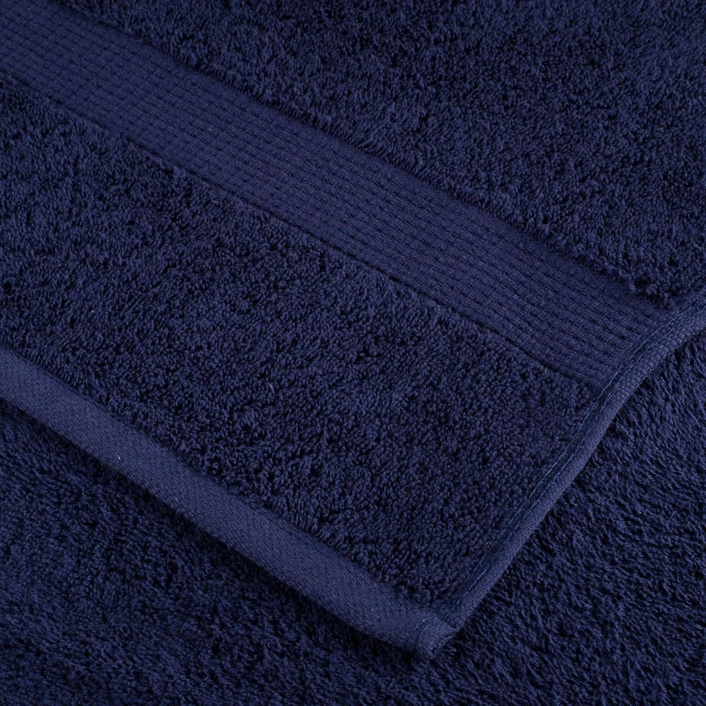 Vonios rankšluosčiai, SOLUND, 4vnt., mėlyni, 100x150cm, 600g/m²