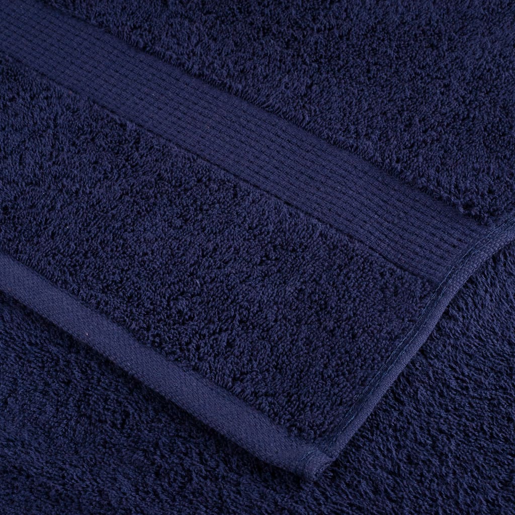 Pirties rankšluosčiai, SOLUND, 2vnt., mėlyni, 80x200cm, 600g/m²
