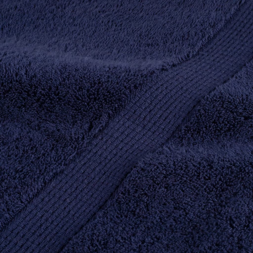 Pirties rankšluosčiai, SOLUND, 2vnt., mėlyni, 80x200cm, 600g/m²