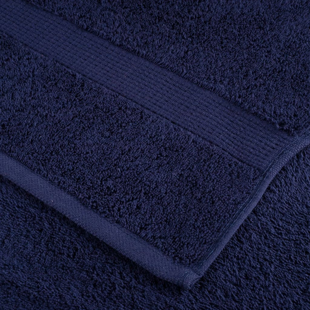 Rankšluosčiai, SOLUND, 2vnt., tamsiai mėlyni, 100x200cm, 600g/m²