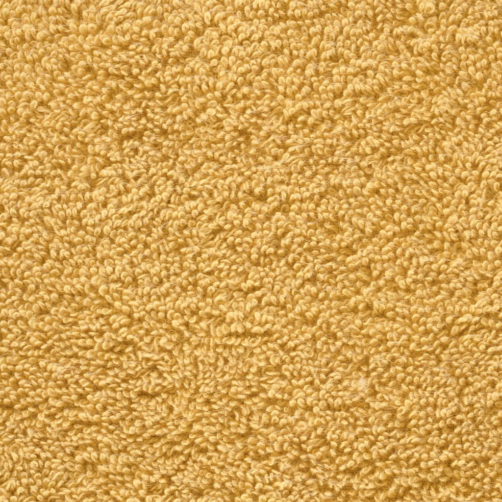 Aukščiausios kokybės svečių rankšluosčiai SOLUND, 2 vnt., auksinės spalvos, 30x50 cm, 600 g/m²