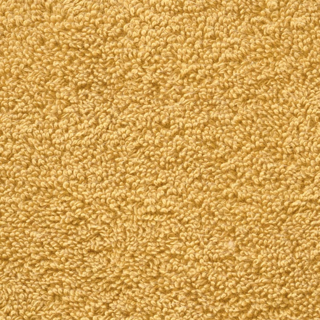 Vonios rankšluosčiai, SOLUND, 4vnt., auksiniai 100x150cm 600g/m²