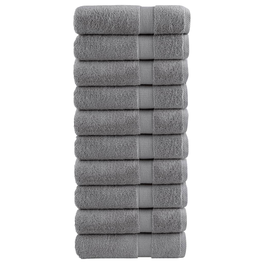 Rankšluosčiai rankoms SOLUND, 10vnt. pilki 50x100cm 600g/m²