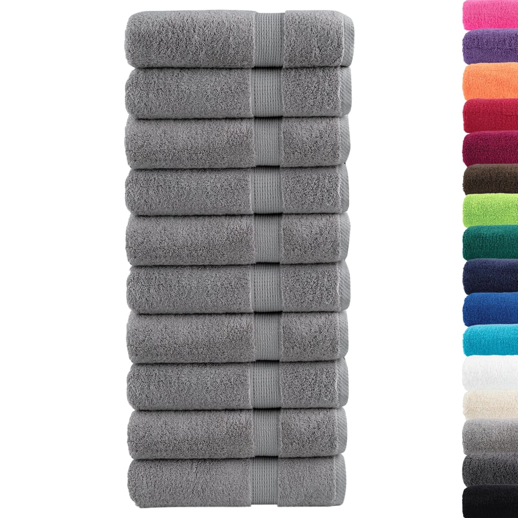 Rankšluosčiai rankoms SOLUND, 10vnt. pilki 50x100cm 600g/m²