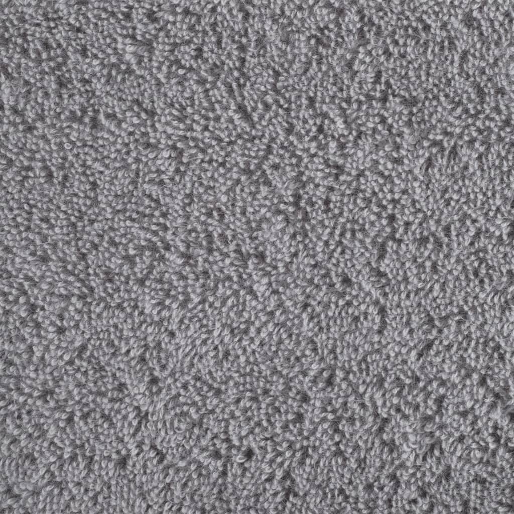Vonios rankšluosčiai, SOLUND, 4vnt., pilki, 100x150cm, 600g/m²