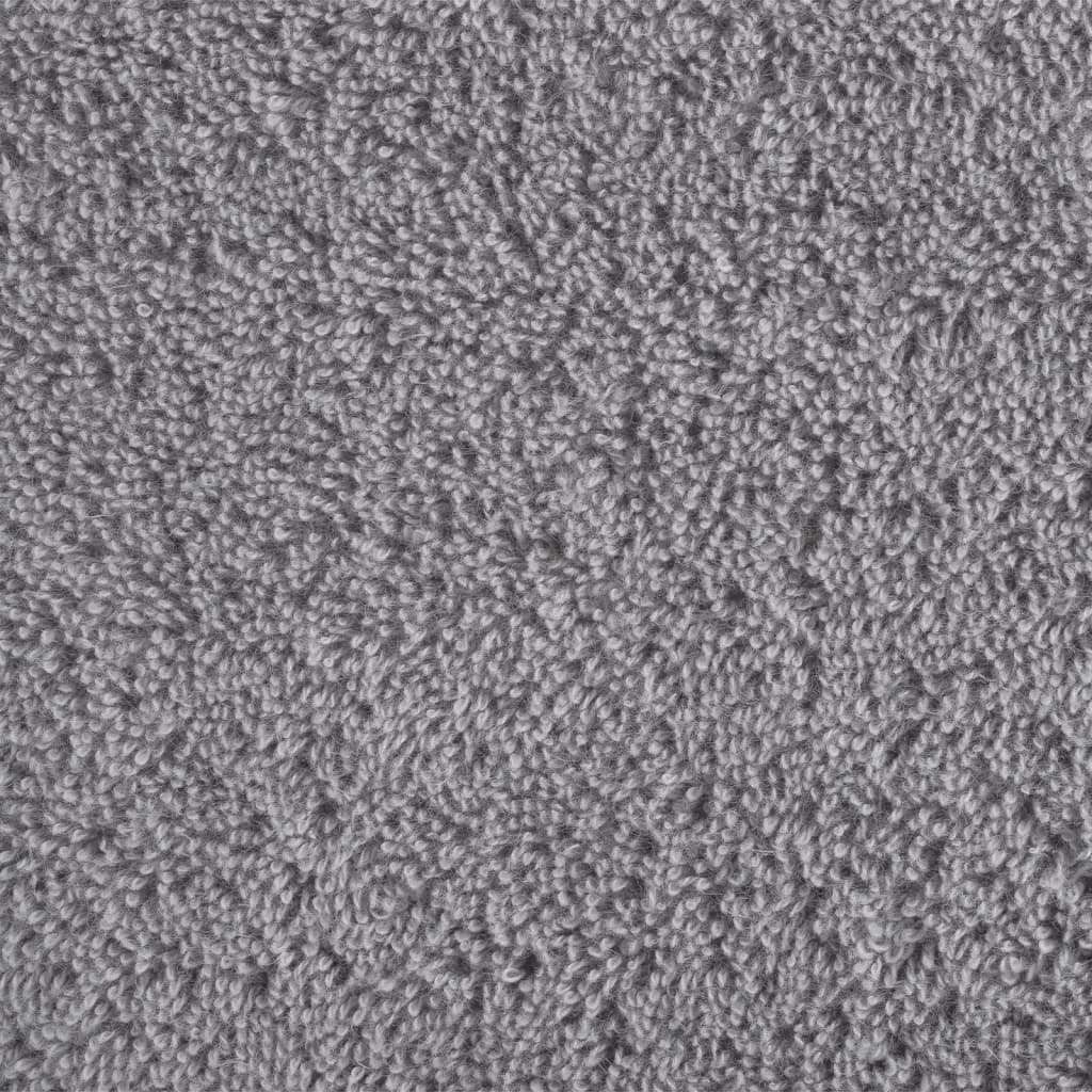 Pirties rankšluosčiai, SOLUND, 10vnt. pilki, 80x200cm, 600g/m²