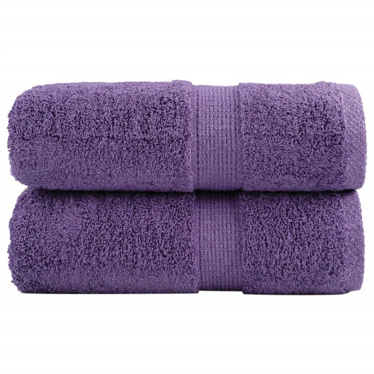 Aukščiausios kokybės rankšluosčiai SOLUND, 2 vnt., violetiniai, 30x30 cm, 600 g/m²