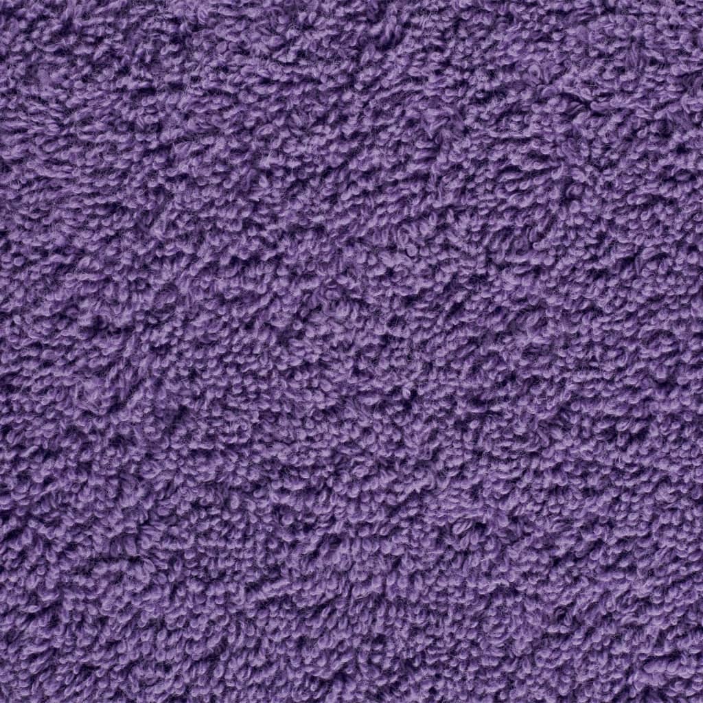 Aukščiausios kokybės svečių rankšluosčiai SOLUND, 4 vnt., violetiniai, 30x50 cm, 600 g/m²