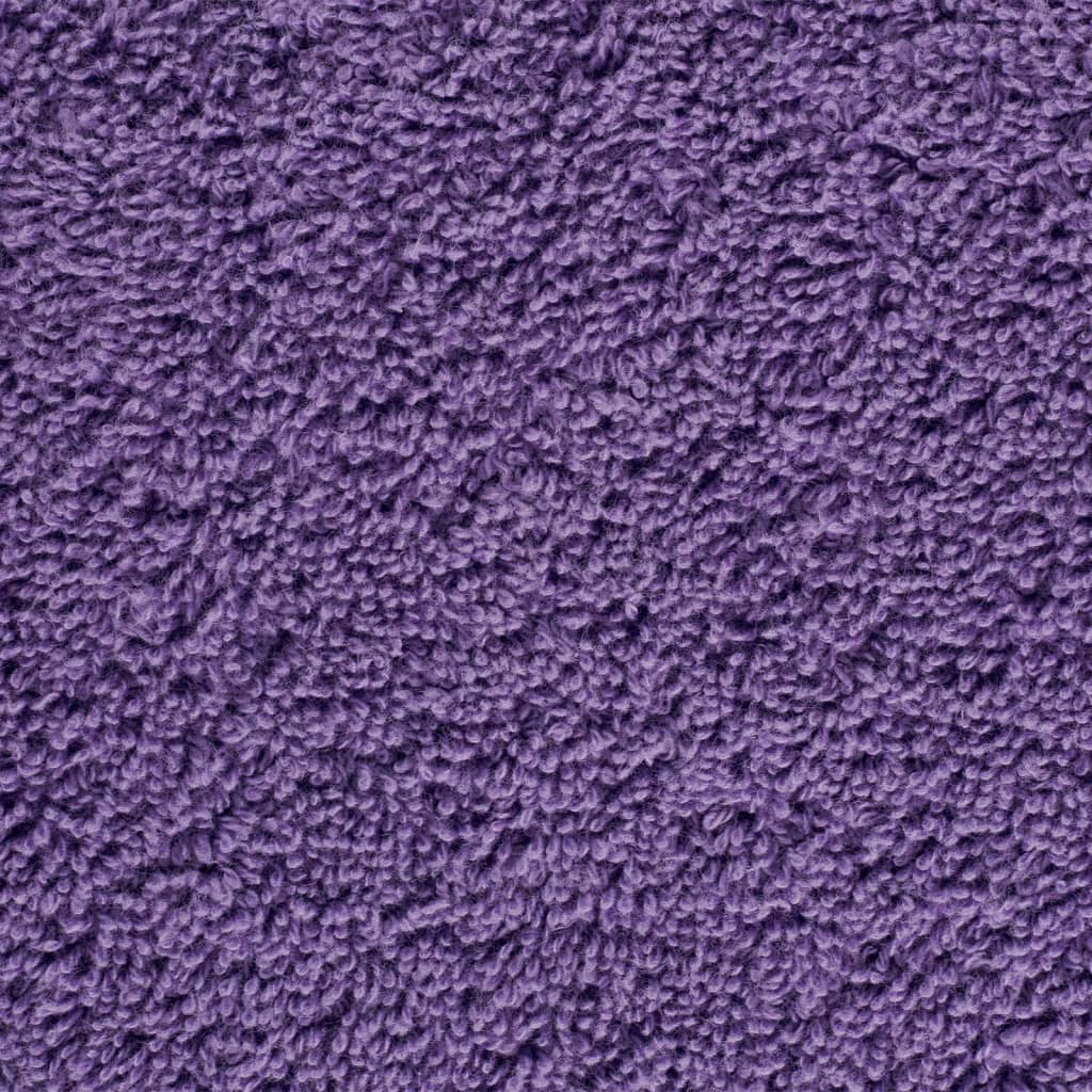Rankšluosčiai SOLUND, 2vnt., violetiniai, 100x200cm, 600g/m²