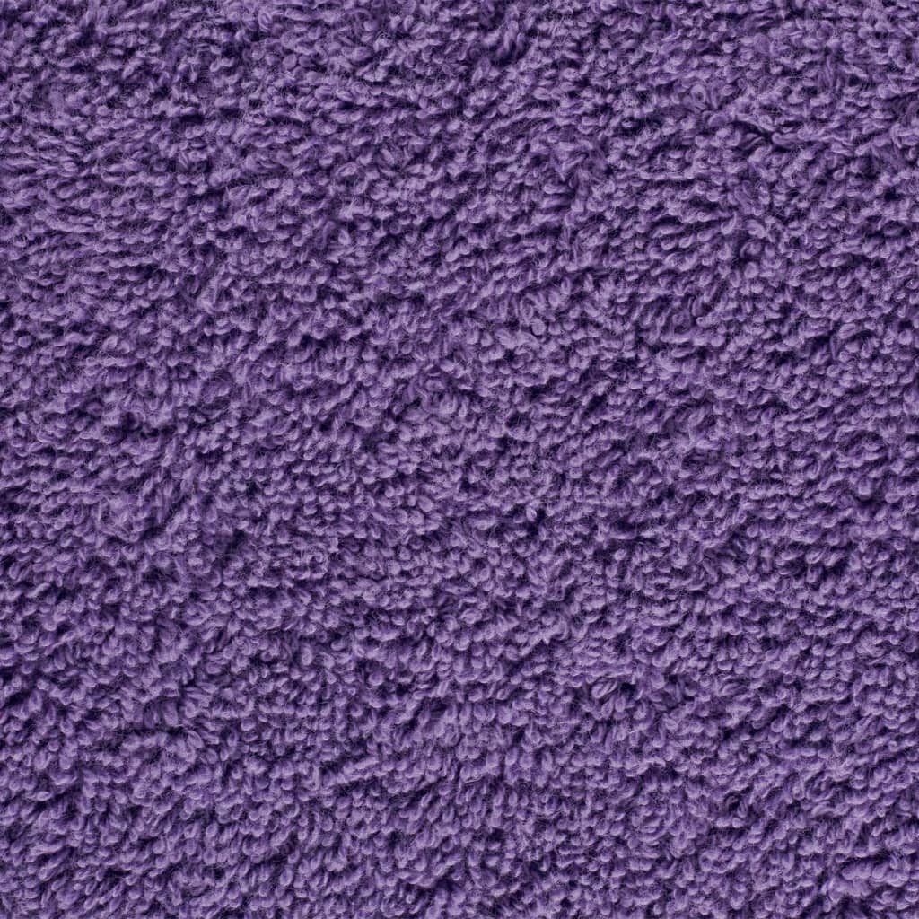 Rankšluosčiai SOLUND, 4vnt., violetiniai, 100x200cm, 600g/m²