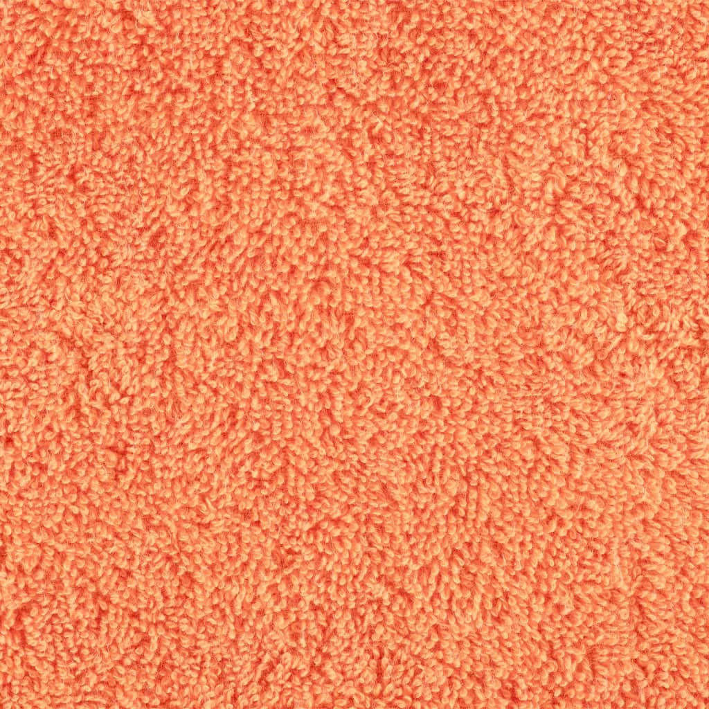 Aukščiausios kokybės rankšluosčiai SOLUND, 4 vnt., oranžiniai, 30x30 cm, 600 g/m²