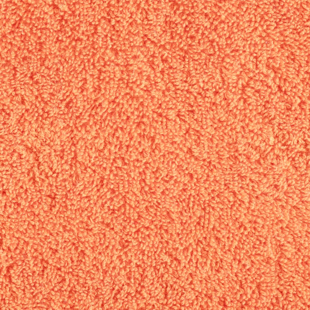 Aukščiausios kokybės rankšluosčiai SOLUND, 10 vnt., oranžiniai, 30x30 cm, 600 g/m²