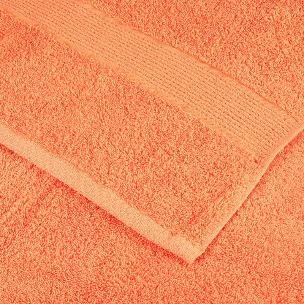 Rankšluosčiai SOLUND, 2vnt., oranžiniai, 100x200cm, 600g/m²