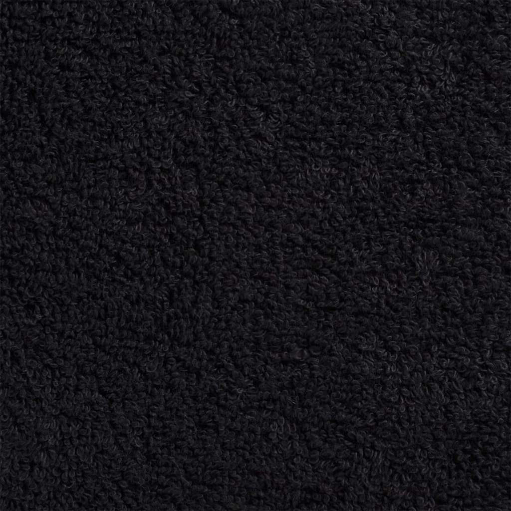 Svečių Rankšluostis SOLUND 4 pcs Juoda 15 x 21 cm 550 gsm