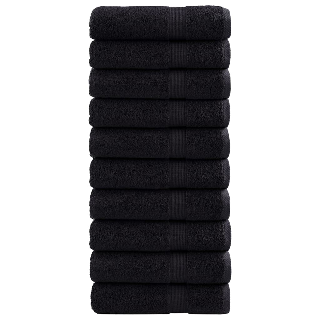 Rankšluosčiai rankoms SOLUND, 10vnt., juodi, 50x100cm, 600g/m²
