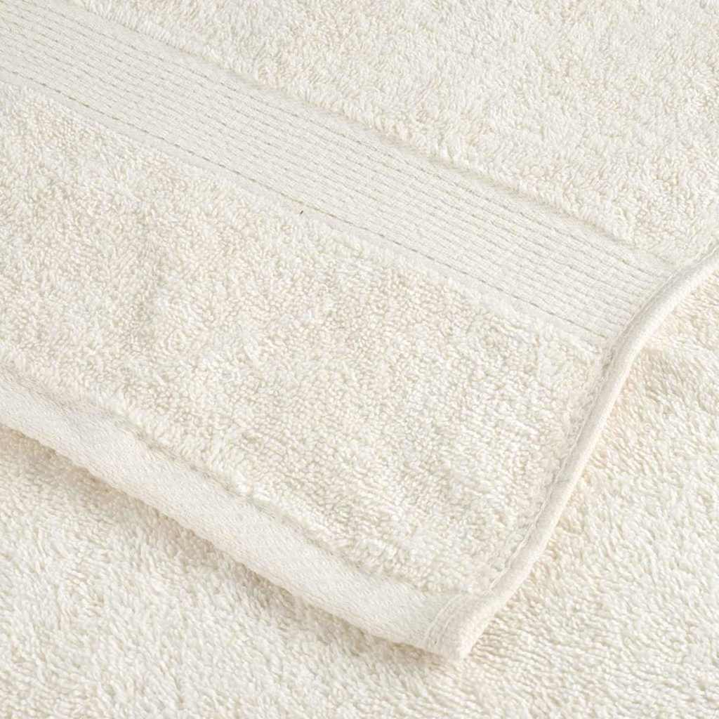 Svečių Rankšluostis SOLUND 4 pcs Kreminė 15 x 21 cm 550 gsm