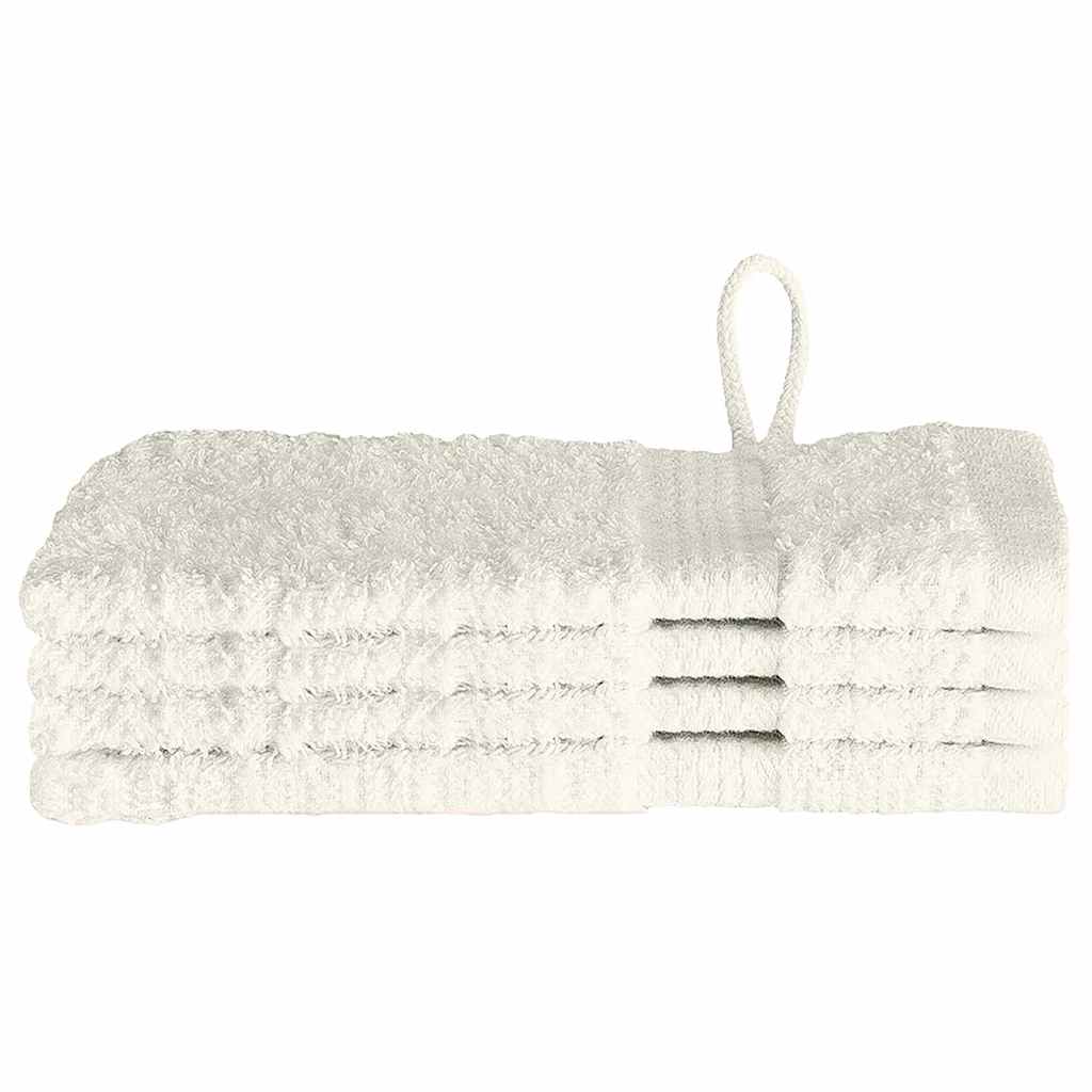 Svečių Rankšluostis SOLUND 4 pcs Kreminė 15 x 21 cm 550 gsm