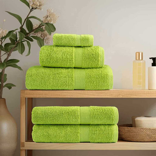 Svečių Rankšluostis SOLUND 2 pcs Žalia 15 x 21 cm 550 gsm