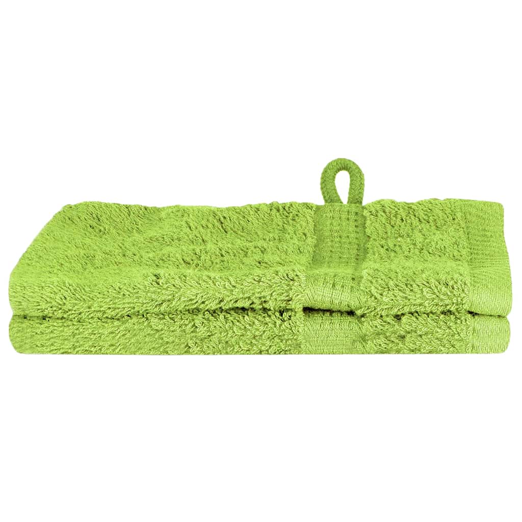 Svečių Rankšluostis SOLUND 2 pcs Žalia 15 x 21 cm 550 gsm