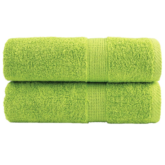 Aukščiausios kokybės rankšluosčiai SOLUND, 2 vnt., žali, 30x30 cm, 600 g/m²