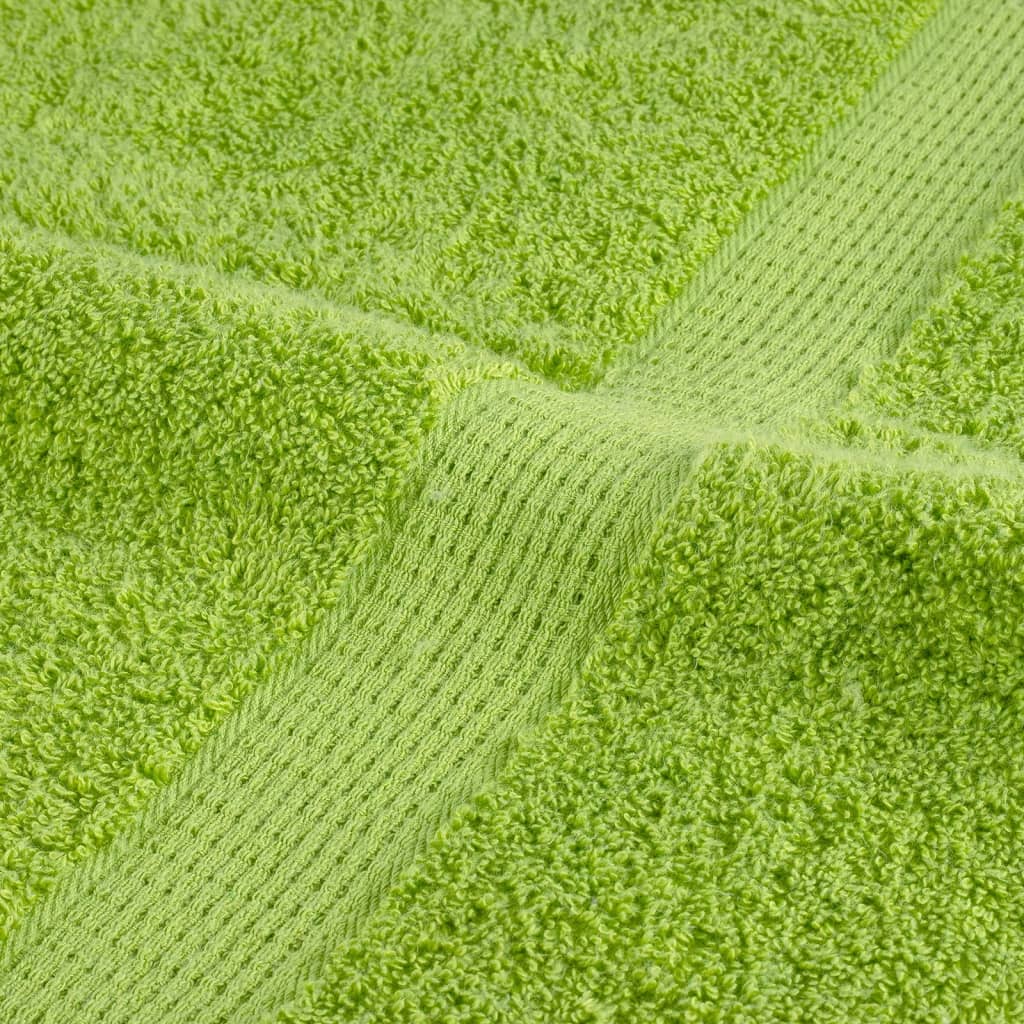 Pirties rankšluosčiai SOLUND, 2vnt., žali, 80x200cm, 600g/m²