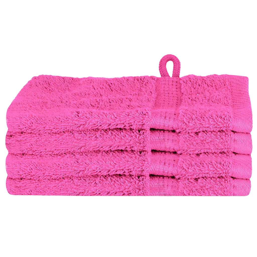 Svečių Rankšluostis SOLUND 4 pcs Rožinė 15 x 21 cm 550 gsm