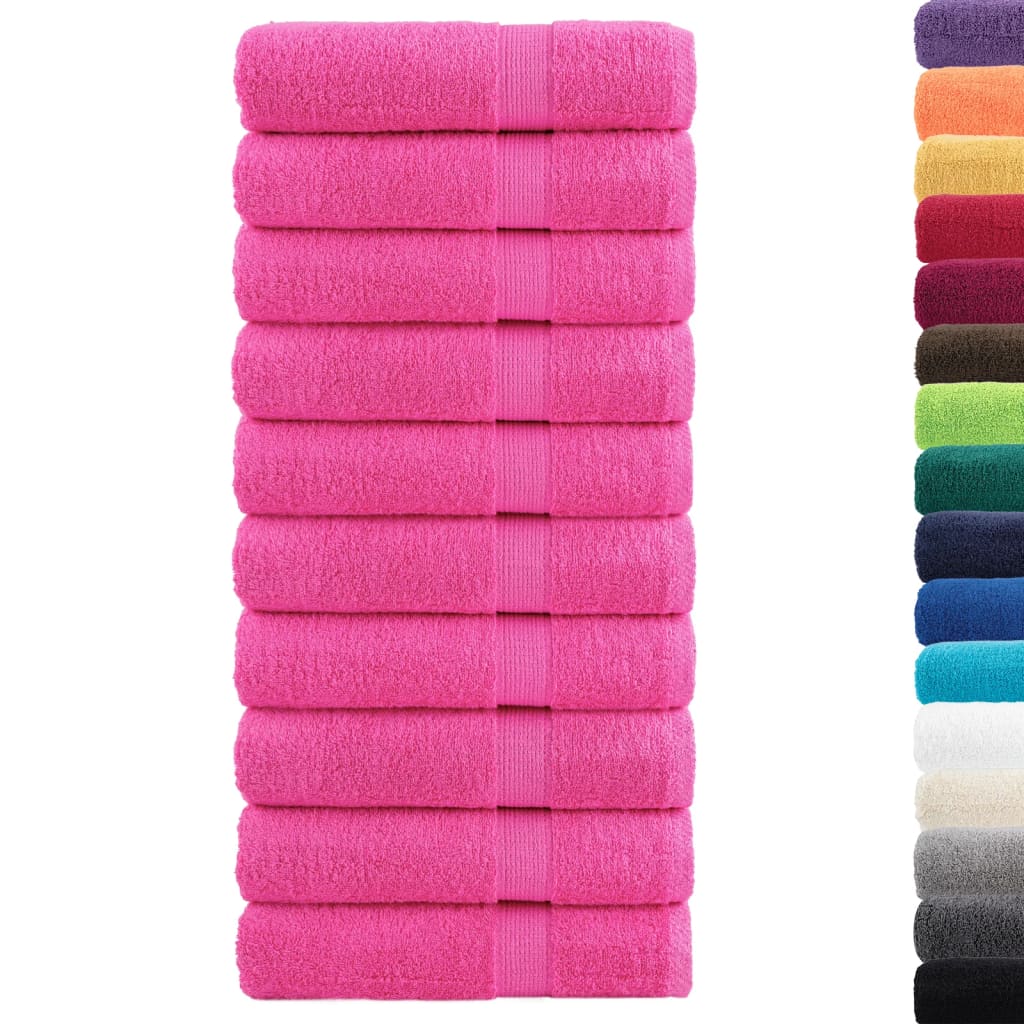 Rankšluosčiai rankoms SOLUND, 10vnt., rožiniai 50x100cm 600g/m²