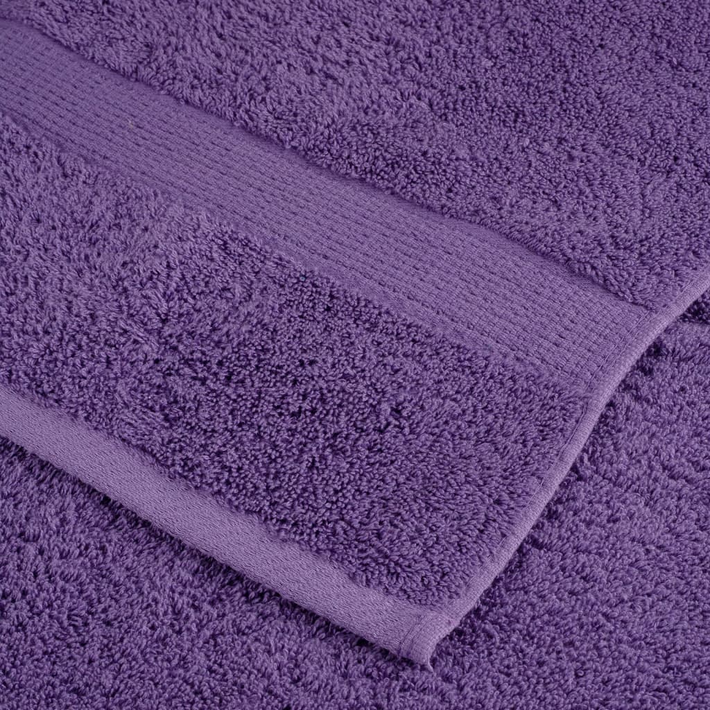 Rankšluosčių rinkinys SOLUND, 8vnt., violetiniai, 600g/m²