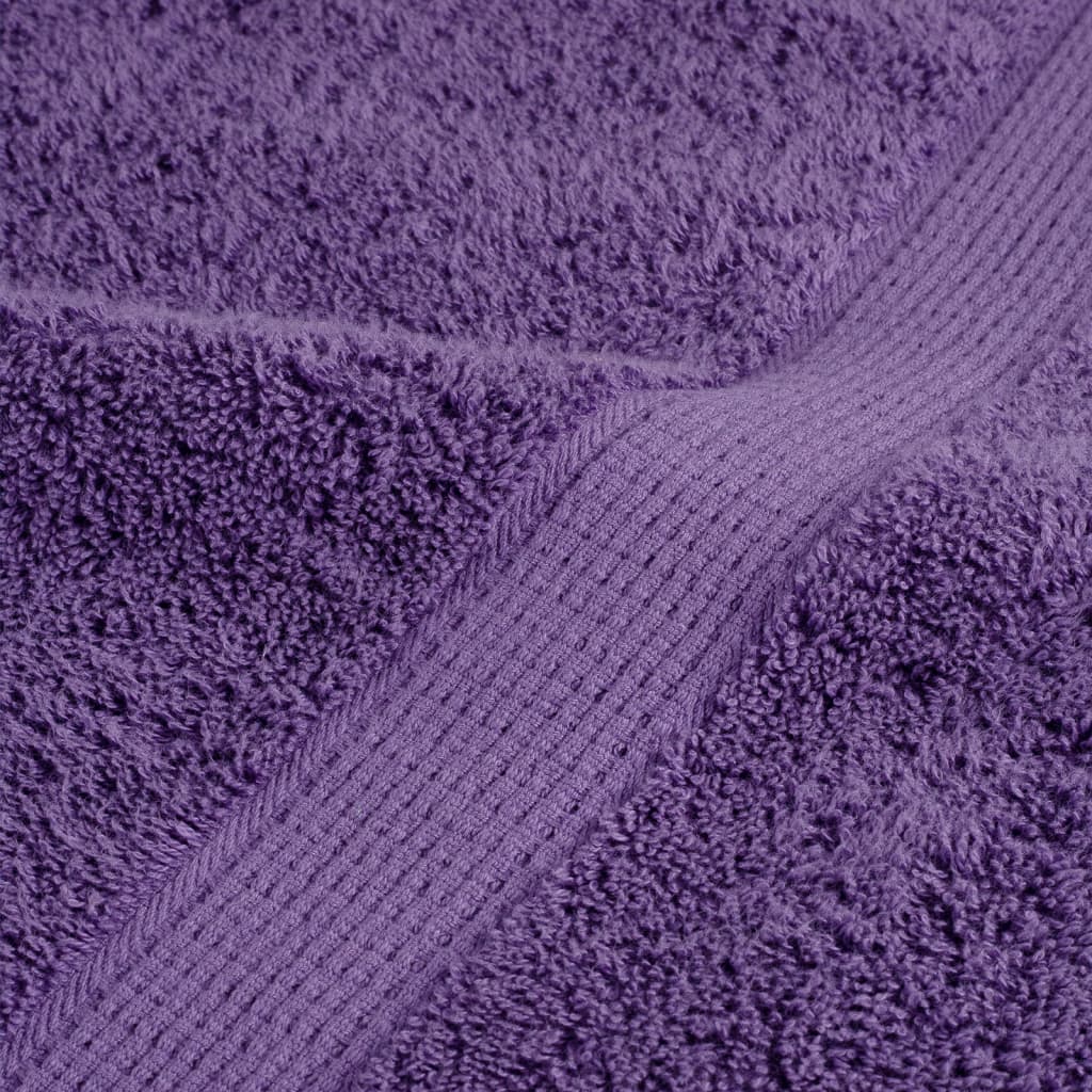 Rankšluosčių rinkinys SOLUND, 8vnt., violetiniai, 600g/m²