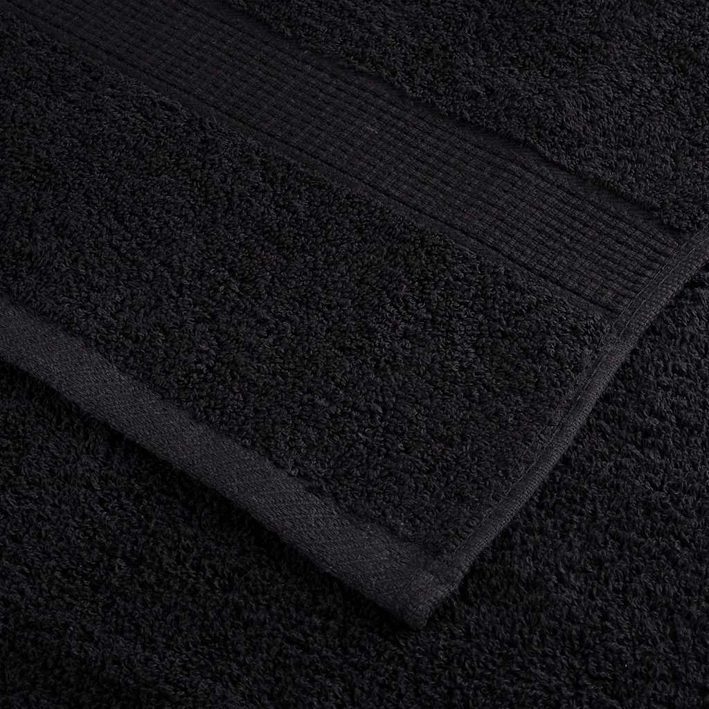 Rankšluosčių rinkinys SOLUND, 8vnt., juodi, 600g/m²
