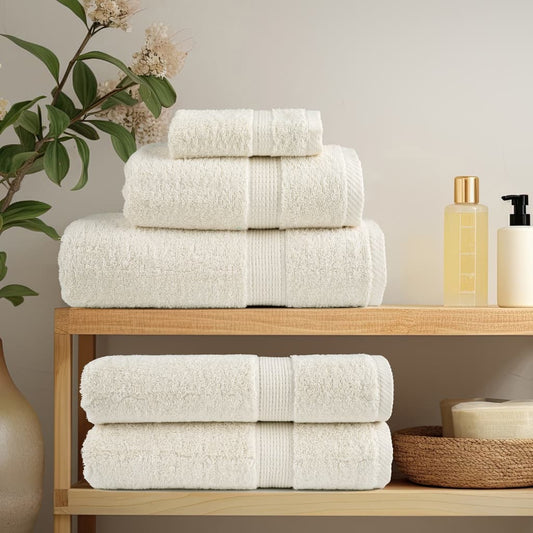 Rankšluosčių rinkinys SOLUND, 8vnt., kreminiai, 600g/m²
