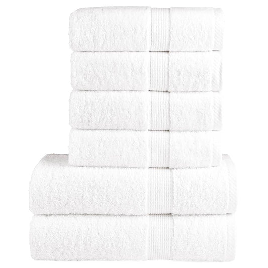 Rankšluosčių rinkinys SOLUND, 6vnt., balti, 600g/m²