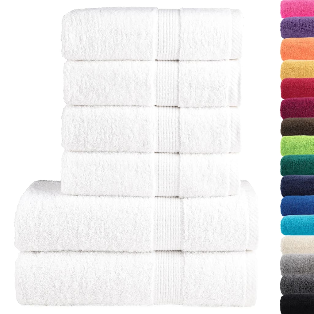 Rankšluosčių rinkinys SOLUND, 6vnt., balti, 600g/m²