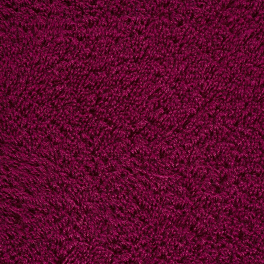 Rankšluosčių rinkinys SOLUND, 6vnt., tamsiai raudoni, 600g/m²