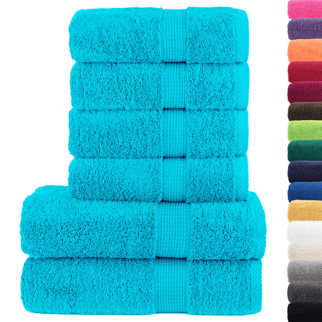 Rankšluosčių rinkinys SOLUND, 6vnt., turkio, 600g/m²