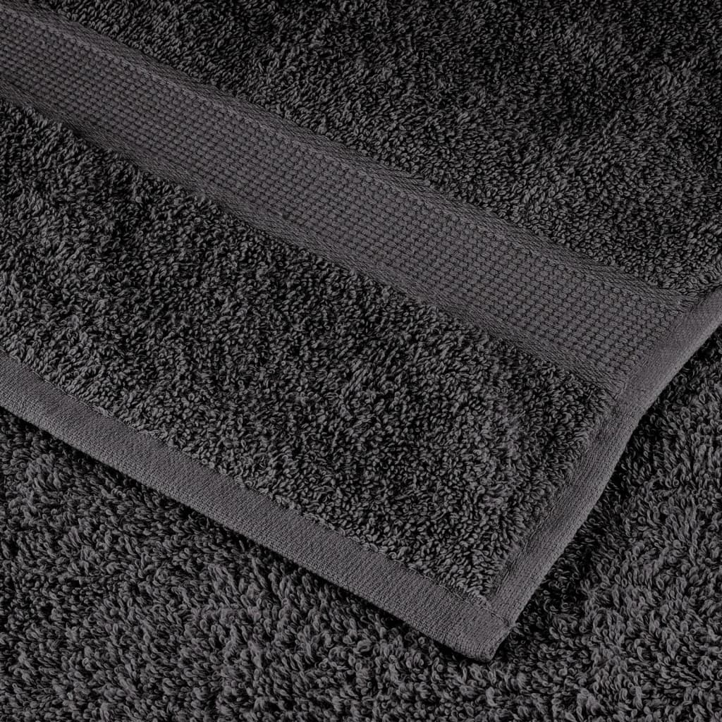 Rankšluosčių rinkinys SOLUND, 12vnt., antracito, 600g/m²