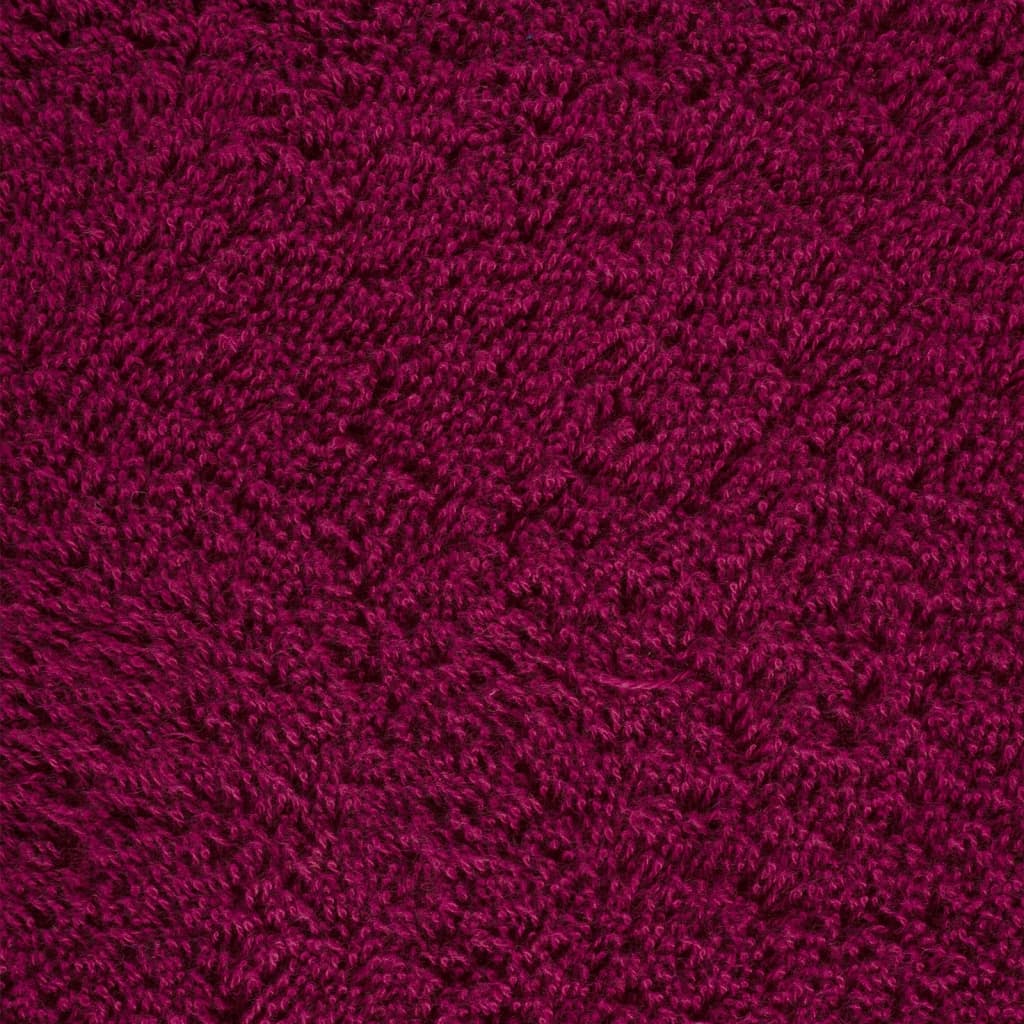 Rankšluosčių rinkinys SOLUND, 12vnt., tamsiai raudoni, 600g/m²