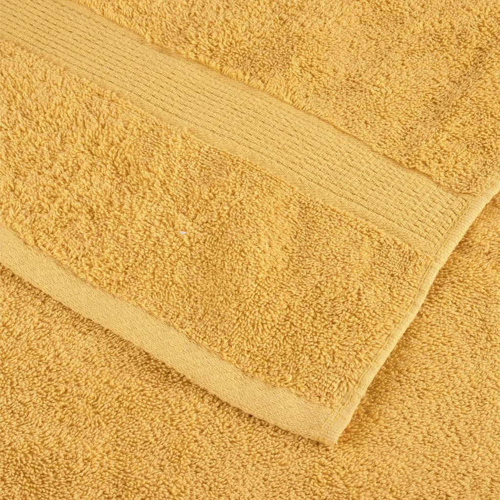 Rankšluosčių rinkinys SOLUND, 12vnt., auksiniai, 600g/m²