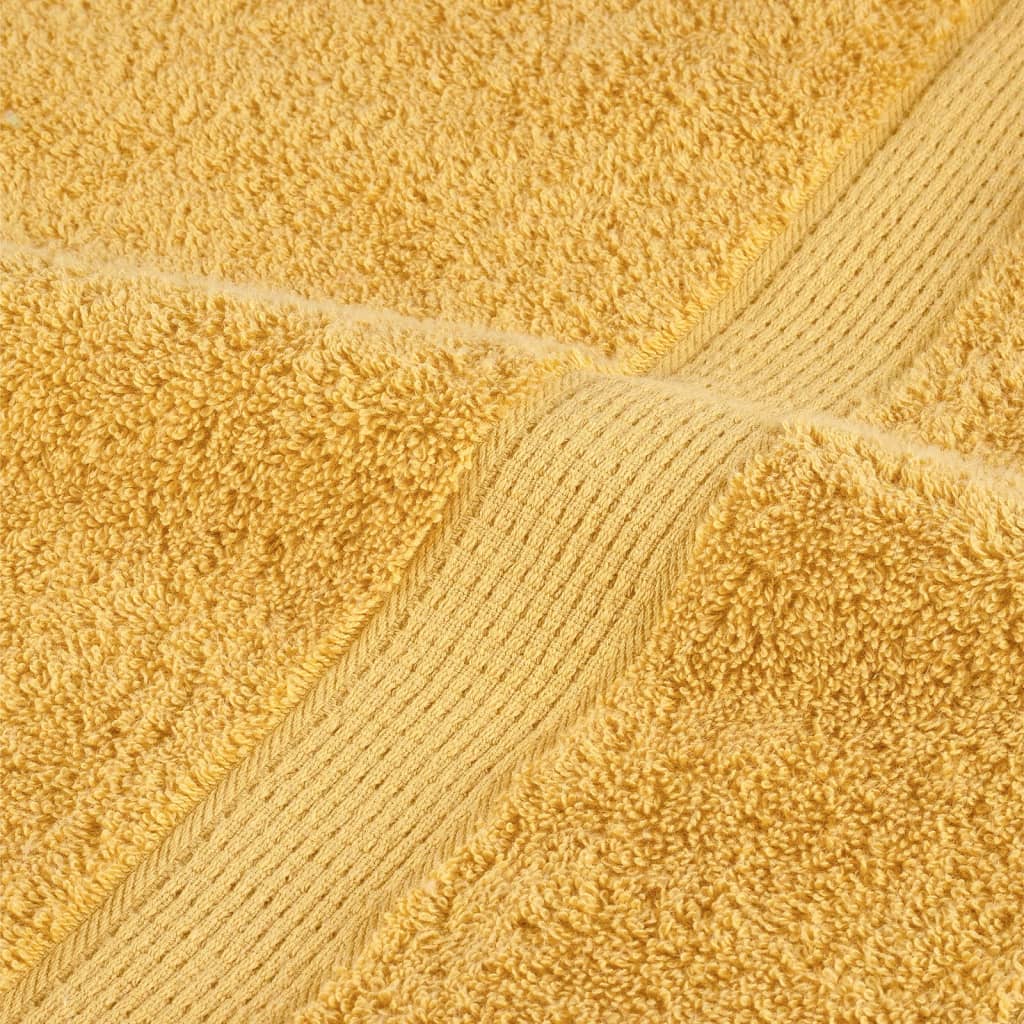 Rankšluosčių rinkinys SOLUND, 12vnt., auksiniai, 600g/m²