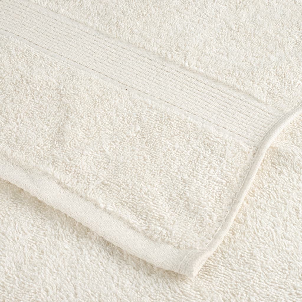 Rankšluosčių rinkinys SOLUND, 12vnt., kreminiai, 600g/m²
