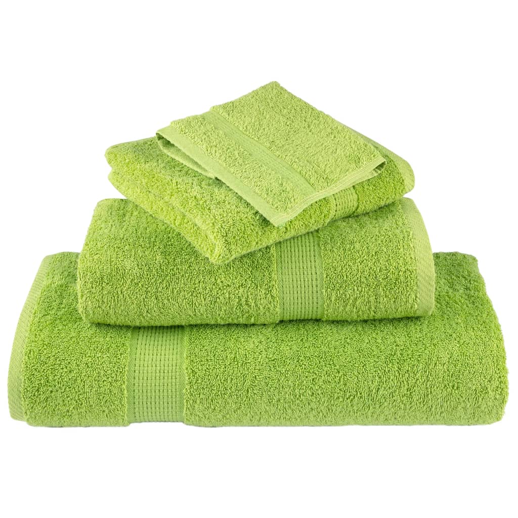 Rankšluosčių rinkinys, SOLUND, 12vnt., žali, 600g/m²