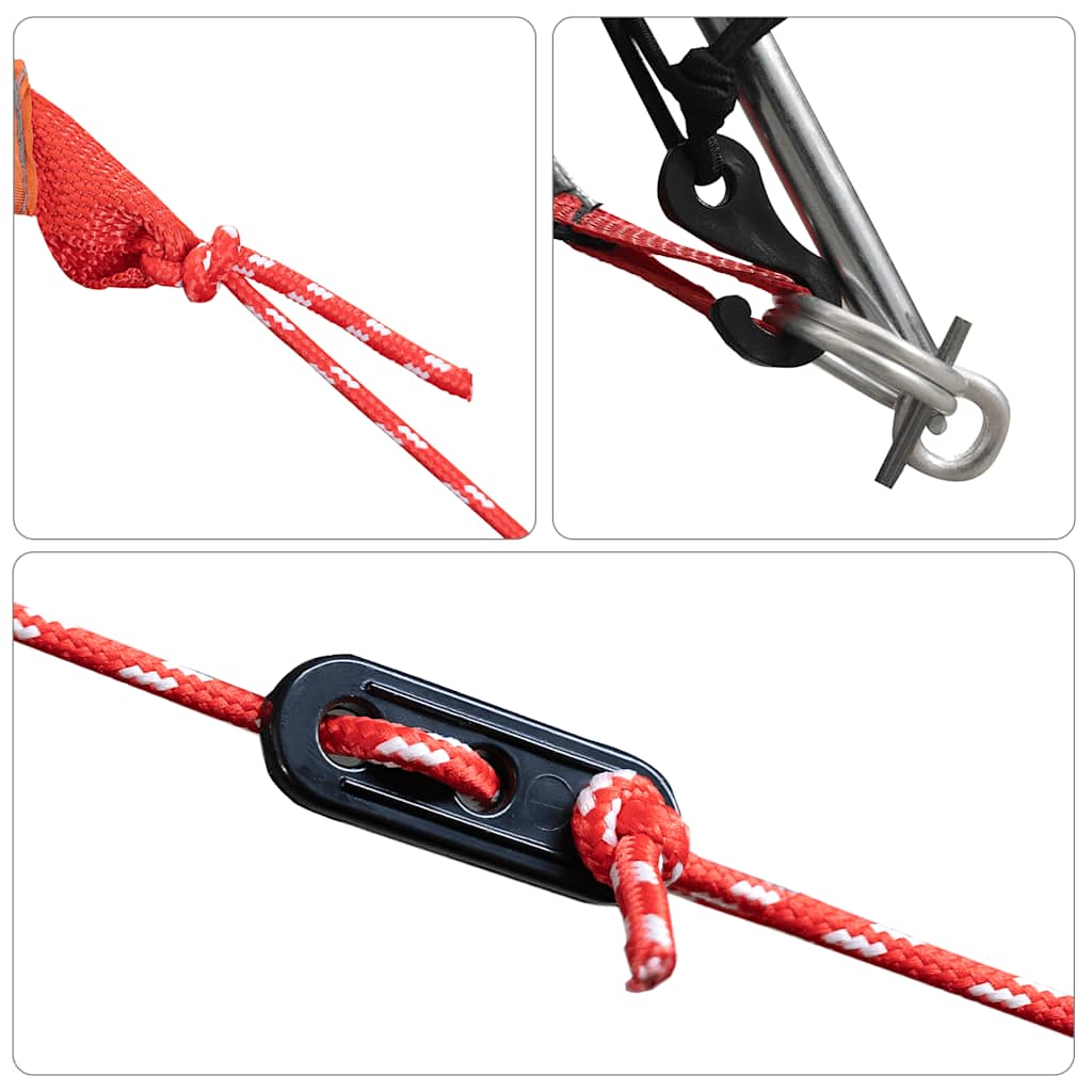 Stovyklavimo palapinė, mėlyna, trivietė, kupolinė