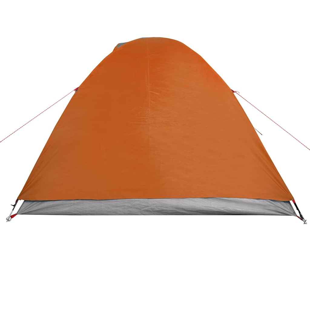 Stovyklavimo palapinė, oranžinė, trivietė, kupolinė
